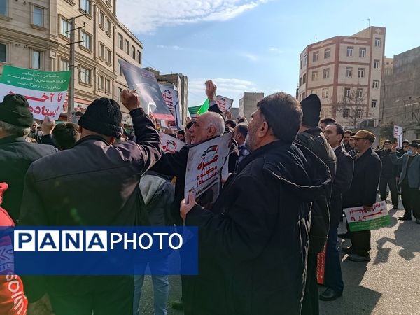 راهپیمایی مردمی به شکرانه پیروزی مردم قهرمان غزه و جبهه مقاومت