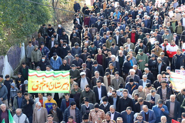 راهپیمایی ۲۲ بهمن بخش بندپی شرقی