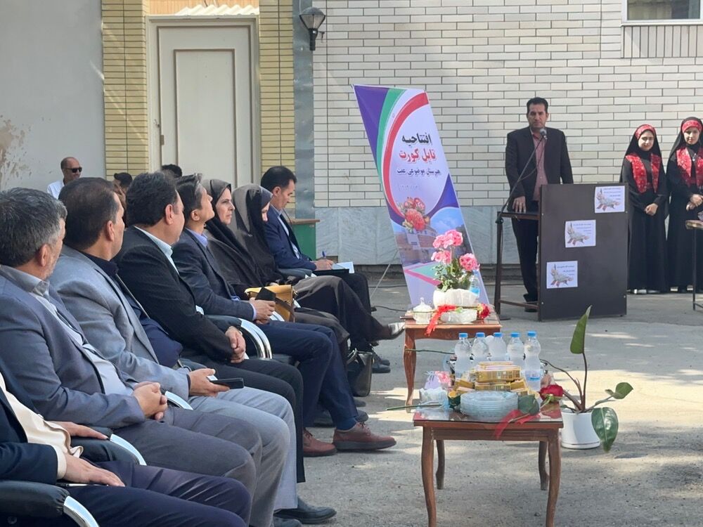 افتتاح زمین ورزشی تایل کورت در هنرستان عفت بجنورد