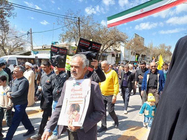 راهپیمایی روز جهانی قدس در شهرستان شیروان 