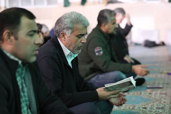 مراسم جشن و احیای نیمه شعبان در مسجدالرضا اشکذر