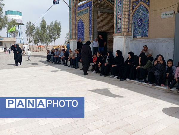 دسته عزاداری شهر جعفریه قم در سالروز شهادت امام جعفر صادق(ع)