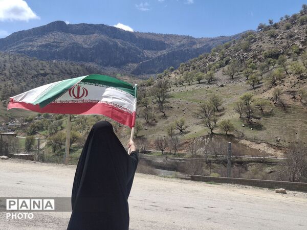 برپایی موکب توسط خادم الشهدای منطقه میانکوه
