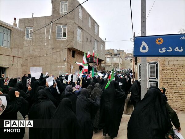 راهپیمایی روز جهانی قدس در شهر بار نیشابور