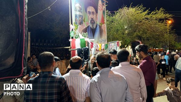 مردم هویزه ثانی شهرستان پلدختر باز هم میدان دار وفاداری شدند