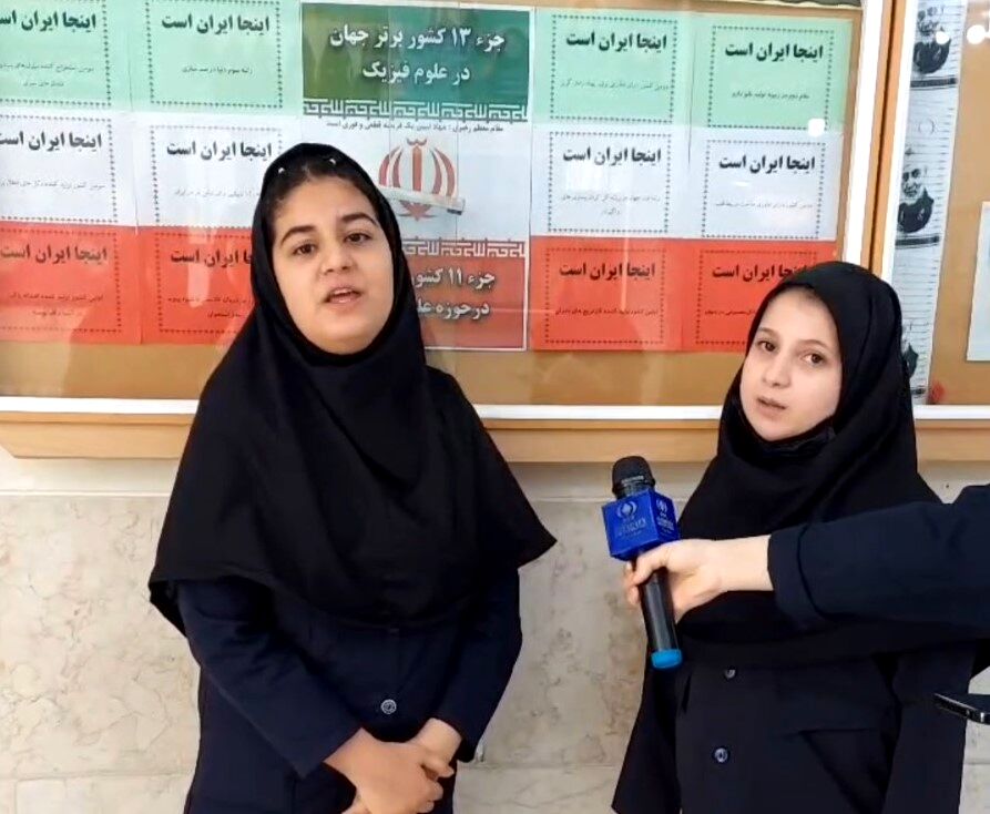  سپاس از دلاور مردان سپاه پاسداران در دبیرستان حضرت زینب کبری شهر نوش آباد 