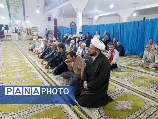 مراسم بزرگداشت شهدای دولت در مسجد جامع آشخانه