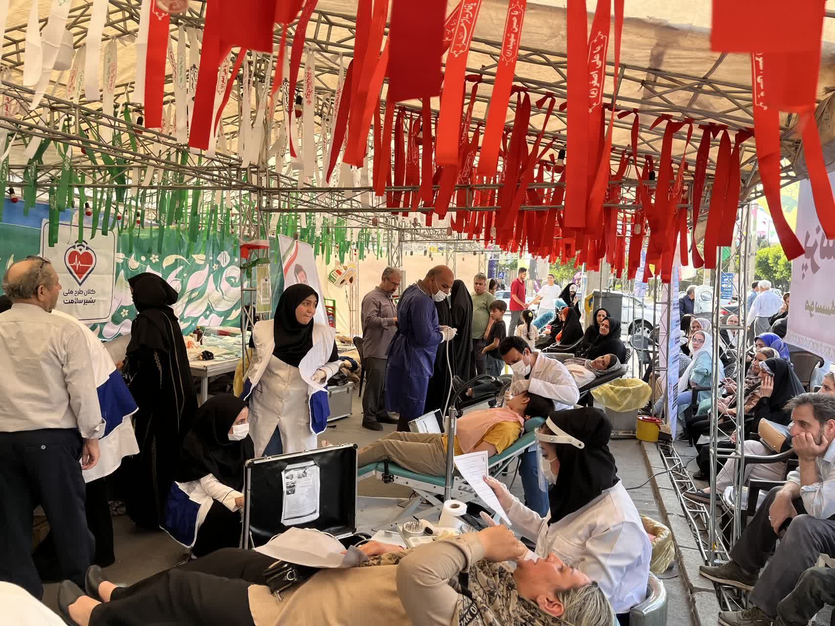 برپایی موکب خدمات پزشکی رایگان در جشن غدیر 
