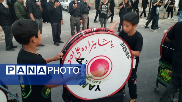 مراسم عزاداری عصر عاشورا در خلیل آباد 