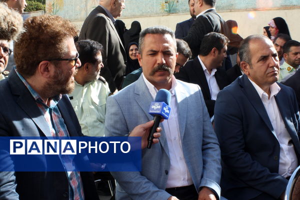 آیین خشت‌گذاری دبستان شهید خداقلی