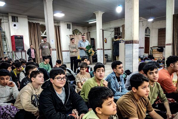 افتتاحیه اعتکاف دانش‌آموزی مسجد قمربنی هاشم باقرشهر 