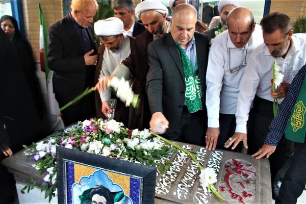 آیین سالگرد شهید آیت الله سعیدی و شهدای سادات استان قم 