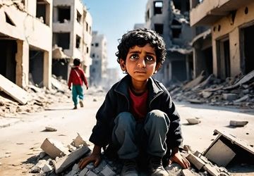 مراسم جشن پیروزی مردم غزه در آموزشگاه شهدای طغان جوادآباد