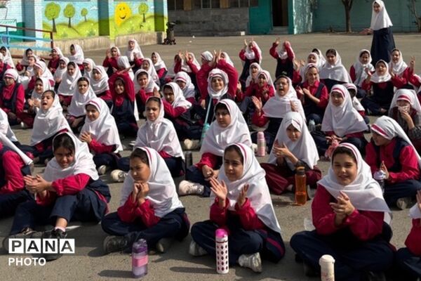 جشن ورزش و شادی در مدرسه صابران یک