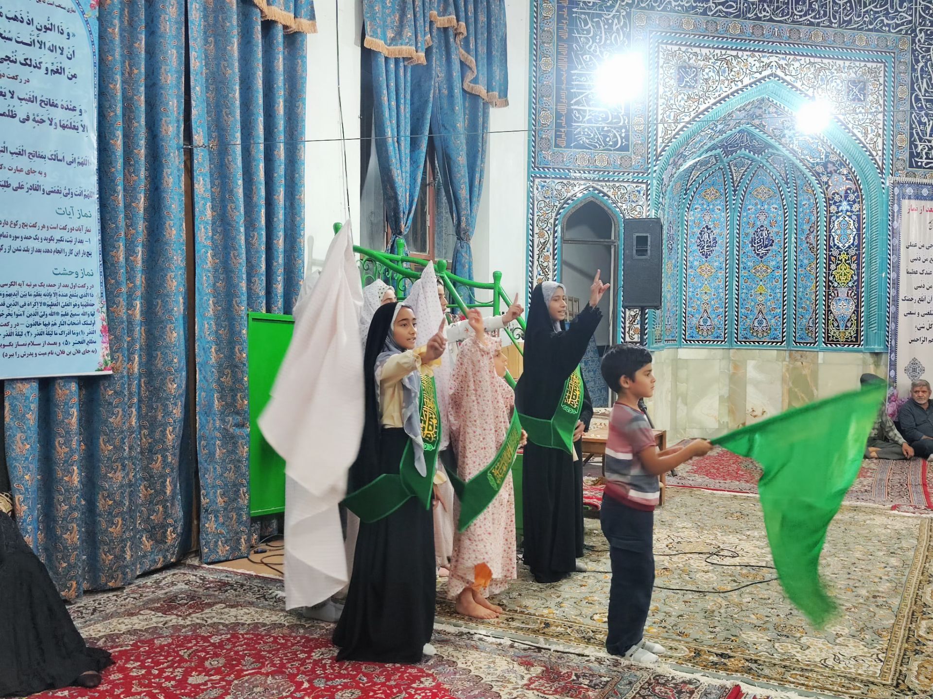 مراسم عید غدیر در مسجد امام خمینی (ره) شهرستان شیروان