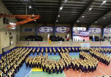 هنرنمایی دختران انقلاب در همایش بزرگ «یاوران مقاومت»