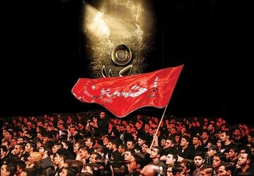 آیین استقبال از ماه محرم در هیئت بیت الزهراء اردبیل