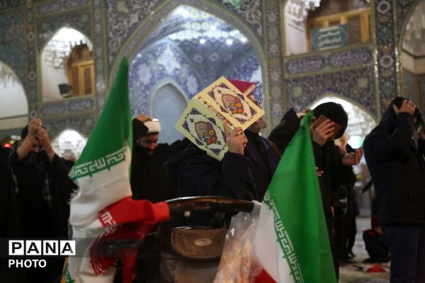 مراسم احیاء نخستین شب قدر در حرم حضرت معصومه(س)