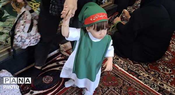 آیین شیرخوارگان حسینی در امام‌زاده احمد و محمود نظرآباد 