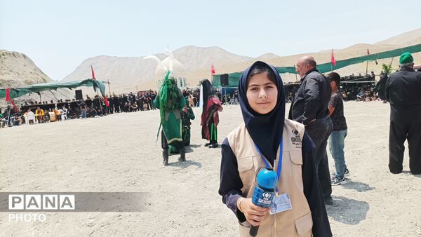 مراسم نمادین تعزیه خوانی در روز عاشورای حسینی در شهر بار نیشابور
