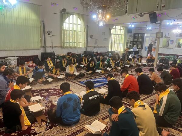 حضور خادمین رضوی در اعتکاف تشکیلاتی سازمان