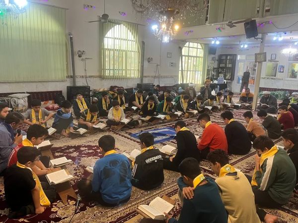 حضور خادمین رضوی در اعتکاف تشکیلاتی سازمان