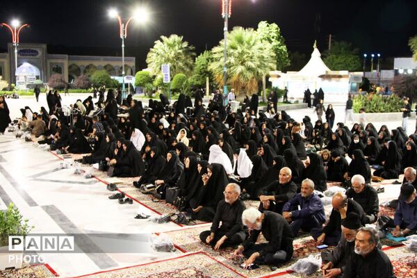 هفتمین شب از عزاداری ماه محرم در زیارتگاه شهید مدرس 