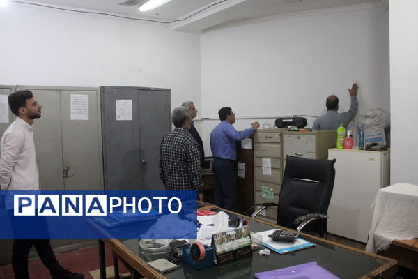 بازدید رئیس اداره خدمات آموزش و پرورش استان بوشهر از سازمان دانش‌آموزی استان