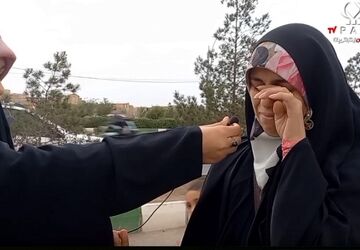 حال و هوای عاشقان انتظار در طریق المهدی(عج) مسجد جمکران