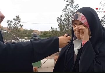 حال و هوای عاشقان انتظار در طریق المهدی(عج) مسجد جمکران