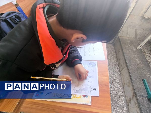 مرحله آموزشگاهی جشنواره دست نوشته‌های طلایی در دبستان شهید پسندیده فدافن