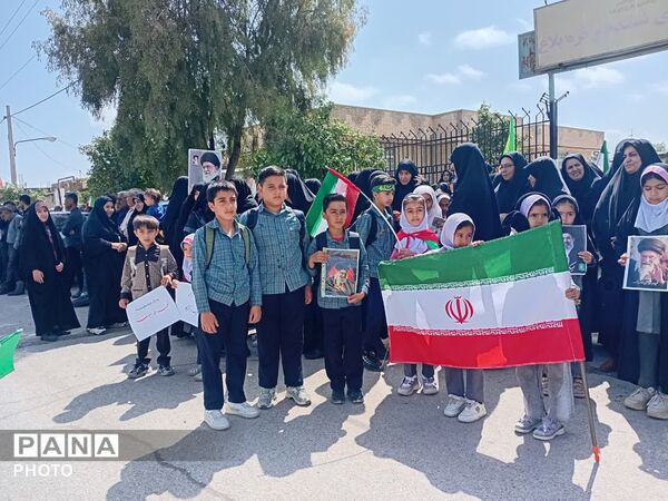 راهپیمایی روز قدس منطقه ششده