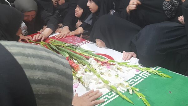 شهید گمنام مهمان محله الهیه شد