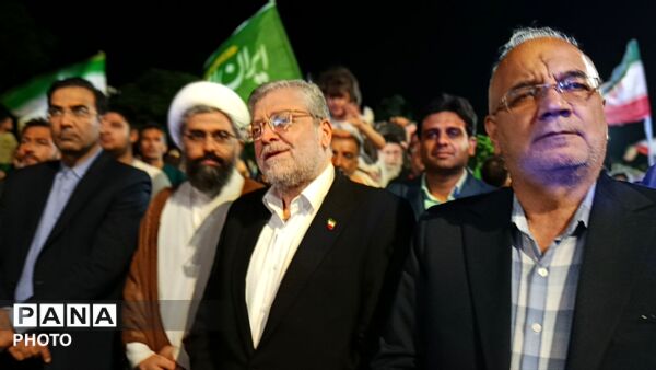 آیین رونمایی از المان فاخر شهری به مناسبت عید سعید غدیر