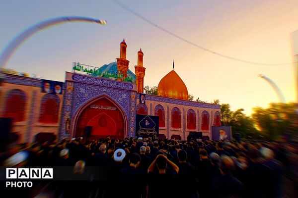آیین خیمه‌سوزان در غروب عاشورای آباده