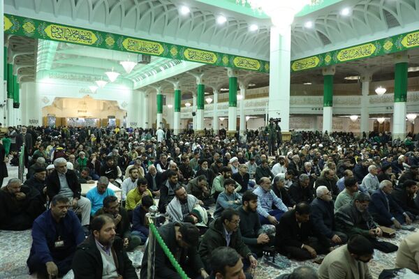 جشن میلاد امام حسین(ع) در حرم حضرت معصومه(س)