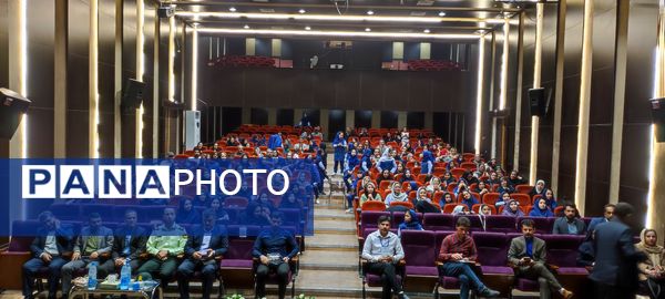 اختتامیه مسابقات ورزشی آموزشگاه هیhت امنایی ضحی ۲ در سالن غدیر شیروان