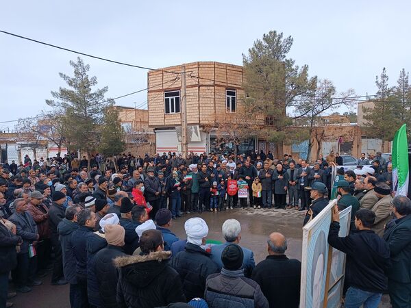 راهپیمایی 22 بهمن در شهر سلامی