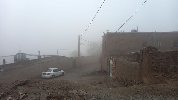 بارش اولین باران پاییزی در روستای بتو