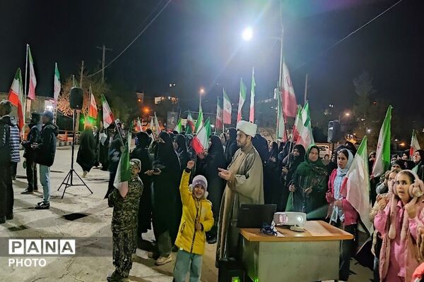 هم صدایی مردم شهر بار در حمایت از آرمان ها 