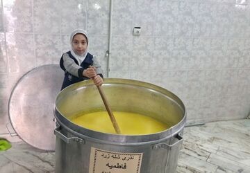 برگزاری مراسم عزاداری شهادت حضرت فاطمه زهرا (س)  در دبستان شهید آقچه لو شهرستان رباط‌کریم