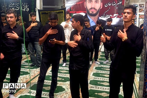عشق حسینی در مدارس اسلام آباد غرب 