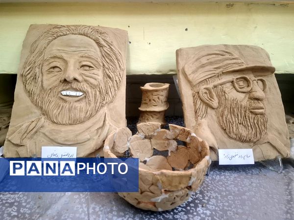 کارگاه سفالگری در کانون پرورش فکری کودکان و نوجوانان شماره ۴ خراسان رضوی 