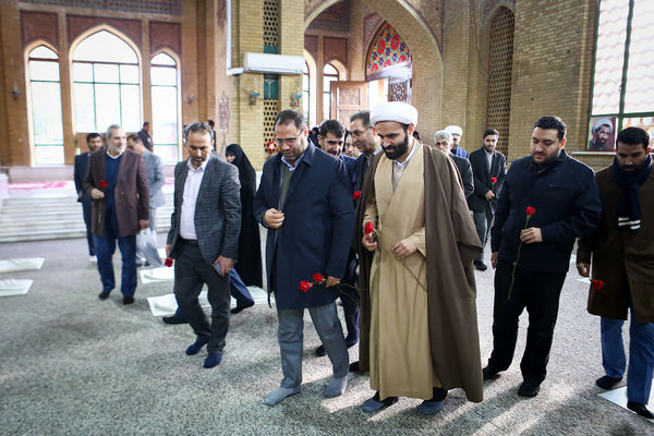 مراسم تجدید میثاق شورای معاونان آموزش و پرورش با آرمان‌های امام راحل (ره)