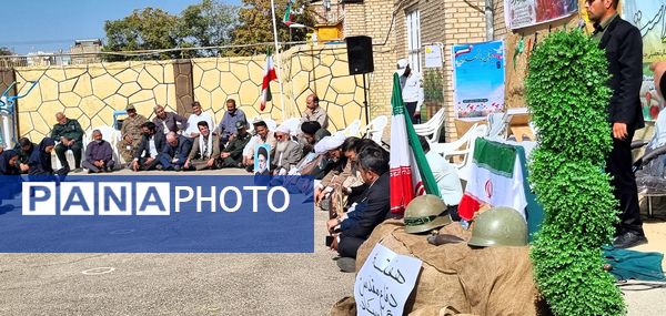 آیین افتتاحیه طرح بازگشایی مدارس و زنگ ایثار و مقاومت در شهرستان صالح آباد