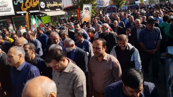 راهپیمایی ۱۳ آبان در منطقه رحیم‌آباد