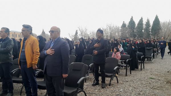 مراسم درختکاری در هنرستان استاد یوسفی مشهد 