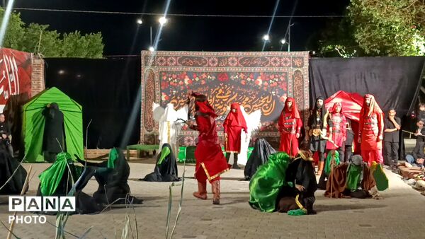 مراسم شبیه خوانی در میدان باغشمال تبریز