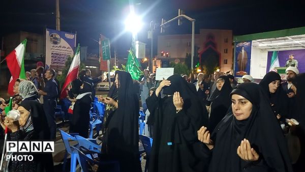 حضور پرشور مردم کامیاران در حمایت از جمهوری اسلامی ایران 