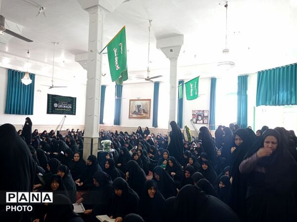 حضور پرشور و پر رنگ فرهنگیان جاجرم  در عزای رهبر شهید 